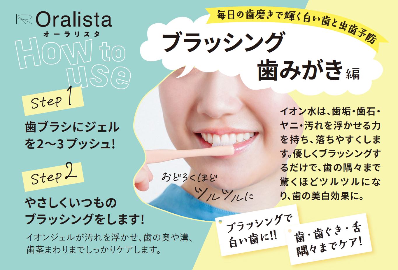 オーラリスタ 使用方法 2