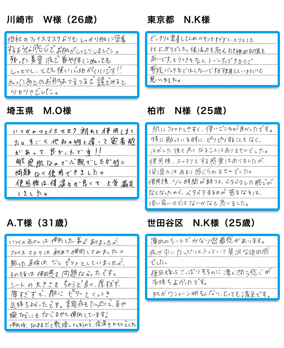 一足先にご使用いただいた方から本年の感想をいただいております